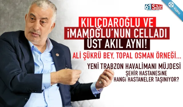 Trabzon Milletvekili Vehbi Koç: Kılıçdaroğlu'nu yok eden üst akıl, İmamoğlu'nu da tasfiye ederek...