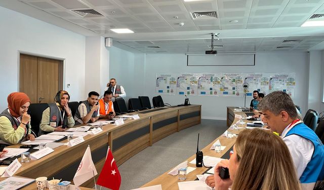 Of Devlet Hastanesi'nde afetlere hazırlık tatbikatı yapıldı