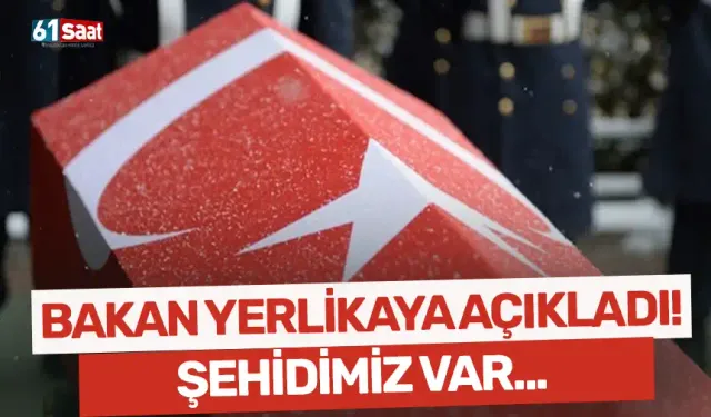 Bakan Yerlikaya açıkladı: Jandarma Astsubay Emre Polat şehit oldu