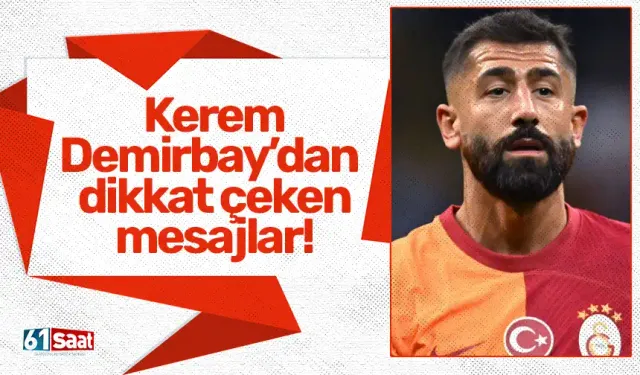 Kerem Demirbay maç öncesi konuştu! Dikkat çeken mesajlar...