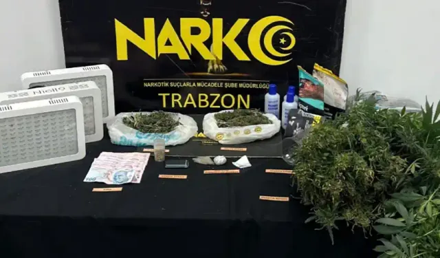 Trabzon’da uyuşturucuya geçit yok: 21 kişi hakkında adli işlem