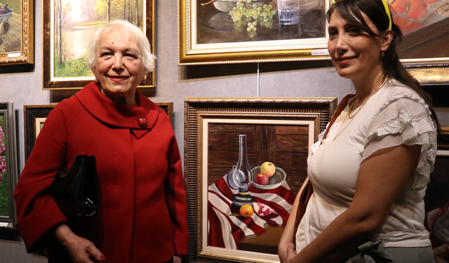 Trabzon'da Ressam Abit Güner anısına resim sergisi açıldı