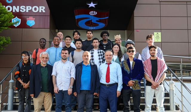 Erasmus öğrencilerden Trabzonspor’a ziyaret