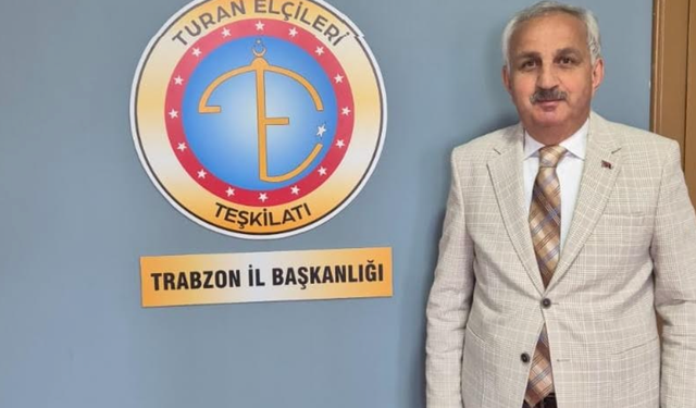 Turan Elçileri Trabzon İl Başkanı Kenan Kuru:  Filistin’de insanların yaşamaları mümkün görülmemektedir