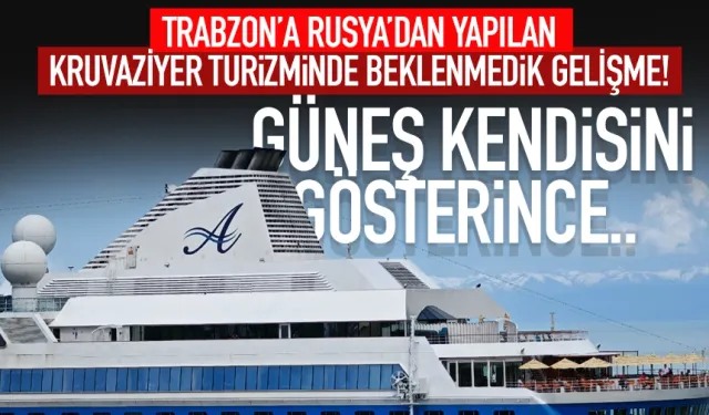 Trabzon'da Ruslar'dan yüzde 50 düşüş.. Güneş kendini gösterince...
