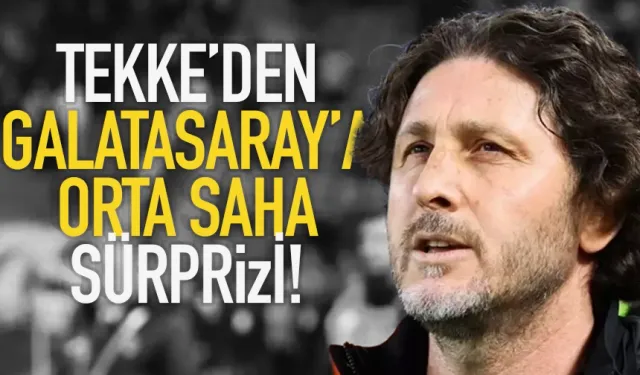 Trabzonspor'da Fatih Tekke'den Galatasaray'a orta saha sürprizi!