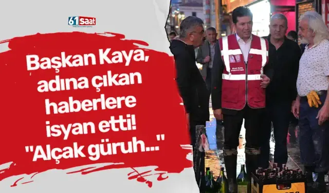 Başkan Kaya, adına çıkan haberlere isyan etti! "Alçak güruh..."
