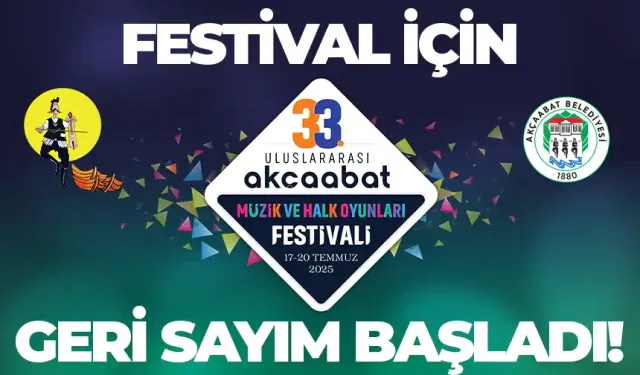 Festival için geri sayım başladı! Ünlü isimler Trabzon'da olacak...