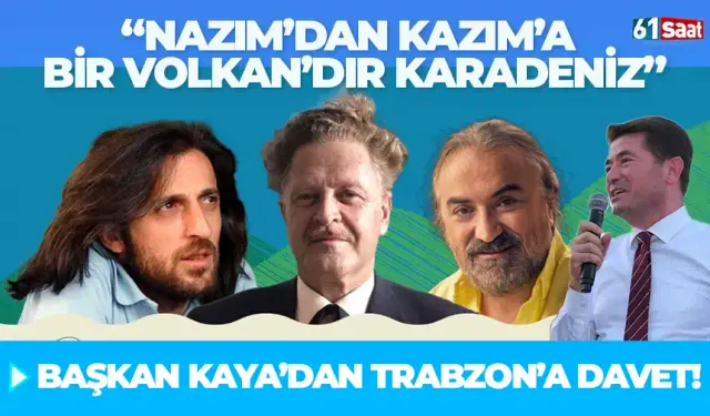 "Nazım’dan Kazım’a Bir Volkan’dır Karadeniz" Trabzon'da...