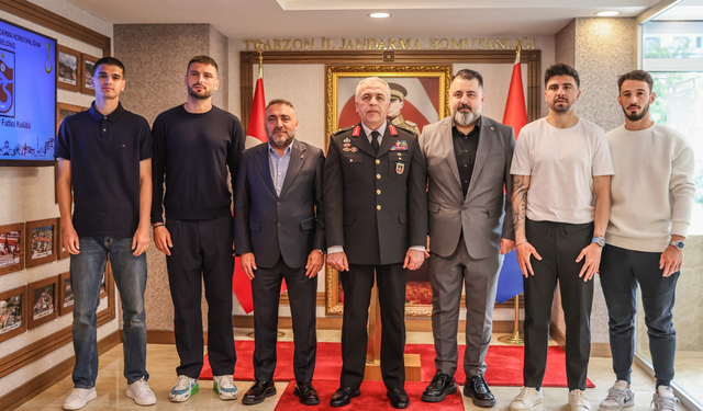 Trabzonspor’dan jandarmaya anlamlı ziyaret
