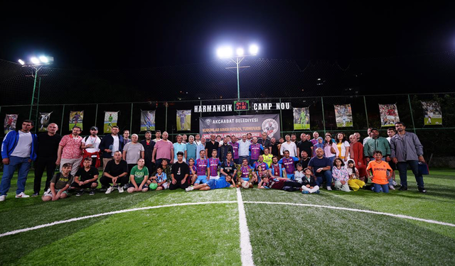 Akçaabat'ta futbol turnuvası sona erdi!