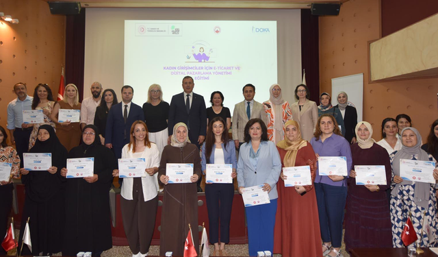 TTSO’da 24 kadın girişimciye e-ticaret ve dijital pazarlama eğitimi verildi