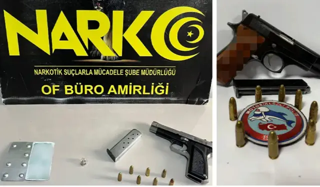 Trabzon’da ruhsatsız silah operasyonu: 6 kişi hakkında adli işlem başlatıldı