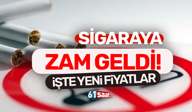 Sigaraya zam geldi!