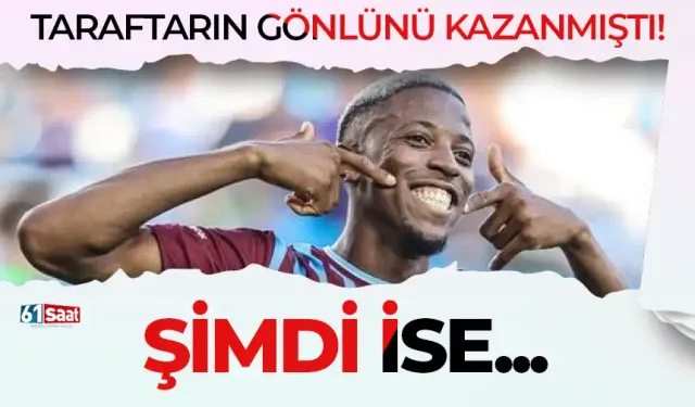 Trabzonspor'da taraftarın gönlünü kazanmıştı! Şimdi ise kadro dışı kaldı...