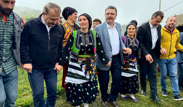 Trabzon'da Lişer ve Beypınarı yaylalarında şenlik düzenlendi!