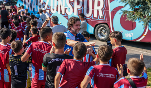 Trabzonspor'a sürpriz ziyaretçiler!