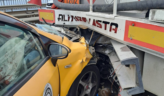 Trabzon’da akşam saatlerinde korkutan kaza!