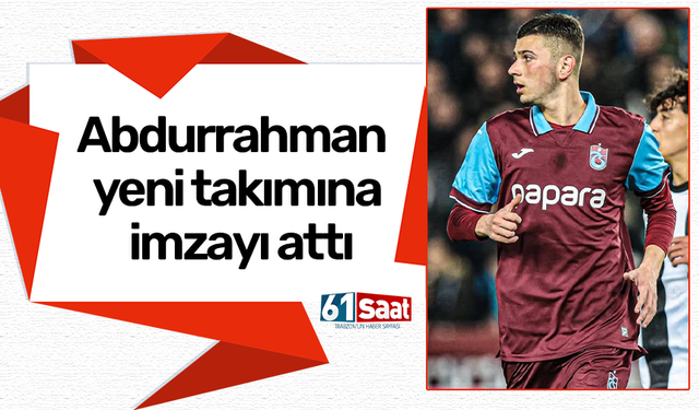 Abdurrahman Bayram imzayı attı