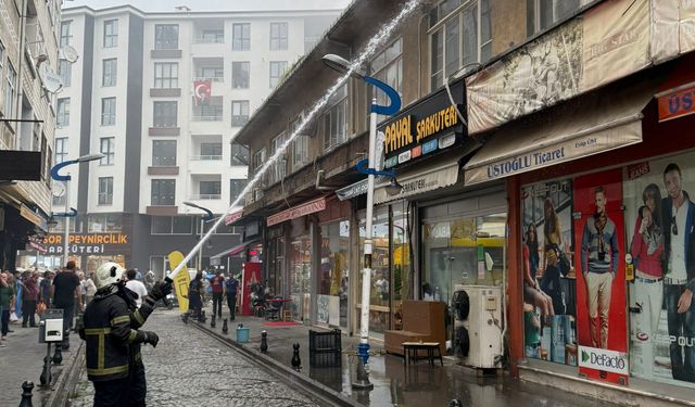 Depoda çıkan yangın söndürüldü!