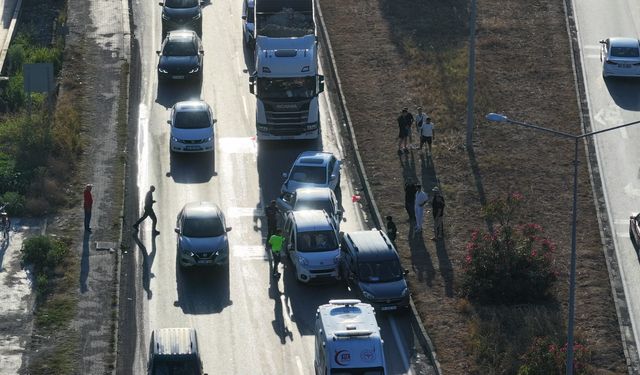 Samsun'da zincirleme trafik kazası Karadeniz sahil yolunda ulaşımı aksattı!