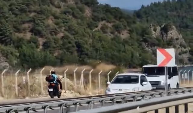Kilometrelerce süren tehlikeli yolculuk kameraya yansıdı!