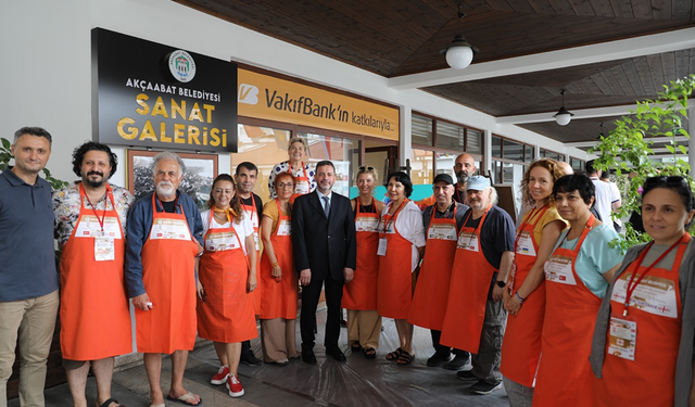 Sanatın kalbi Akçaabat'ta atıyor
