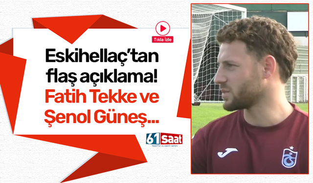 Mustafa Eskihellaç açıkladı! Fatih Tekke ve Şenol Güneş...