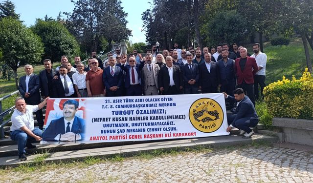 Genel Başkan Ali Karakurt: “Özal’a yapılan alçakça saldırıyı asla kabul etmiyoruz!”