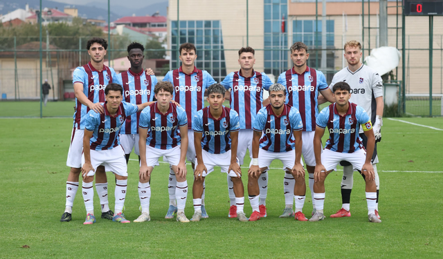 Trabzonspor'un gençleri Gaziantep'e mağlup oldu!