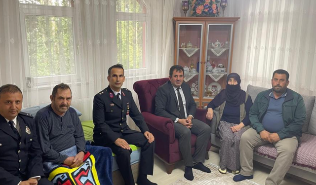 Aydıntepe'de gaziler ziyaret edildi