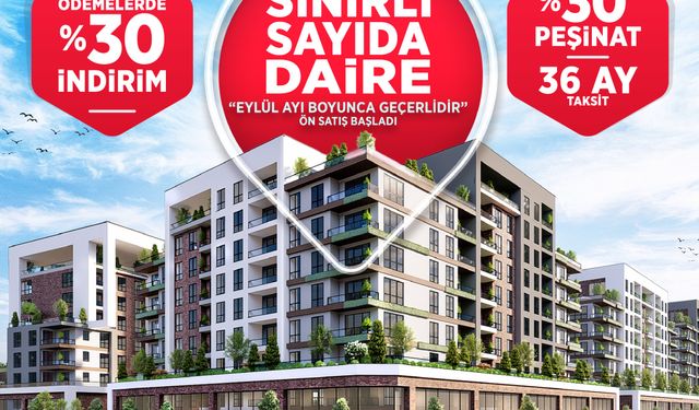 Çağlayan Kentsel Dönüşüm'de sınırlı sayıda daire satışları başladı