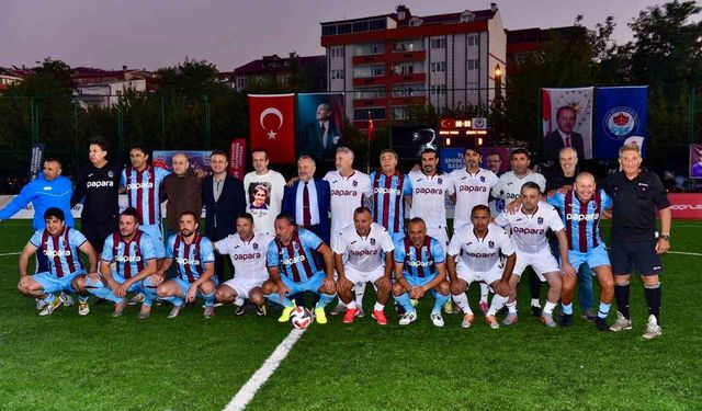 Trabzonspor’un efsaneleri Emir Yuşa için sahaya çıktı