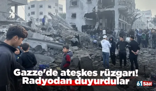 Gazze'de ateşkes rüzgarı! Radyodan duyurdular