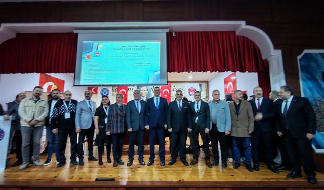 MHP Trabzon, Türk Sağlık-Sen'in Genel Kuruluna katıldı!