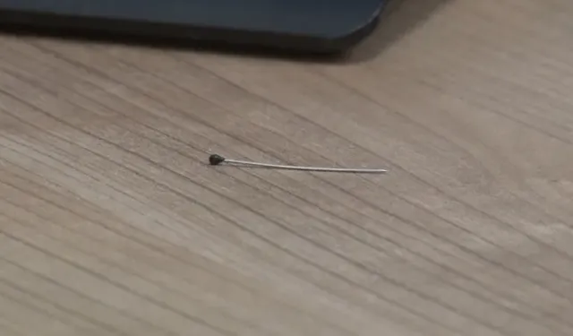 2 yaşındandaki bebeğin bağırsağından  iğne çıktı