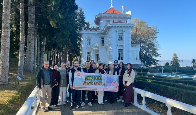 Üniversite öğrencileri Trabzon'u gezdi!