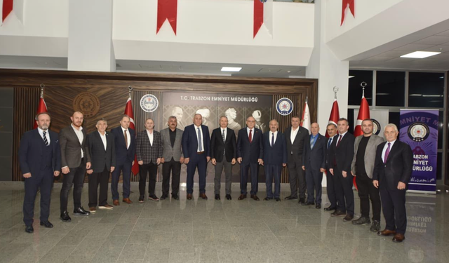 TESOB heyetinden Emniyet Müdürü Loğoğlu'na hayırlı olsun ziyareti