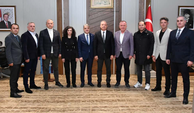 TFF Temsilcilerinden Emniyet Müdürü Loğoğlu’na hayırlı olsun ziyareti