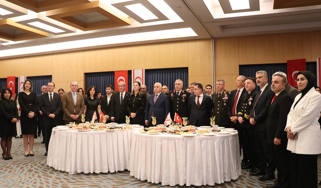 Trabzon'da KKTC'nin 42. kuruluş yıl dönümü dolayısıyla resepsiyon düzenlendi!