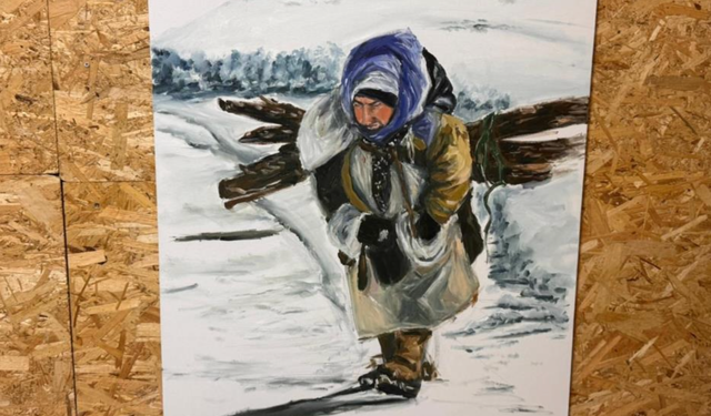 Yayla kültürünü ve Uzungöl'ün unutulan hikayelerini tuvale taşıyor!