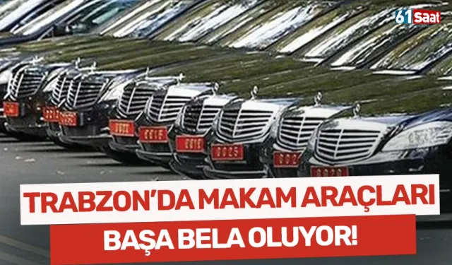 Trabzon'da makam araçları başa bela oluyor!