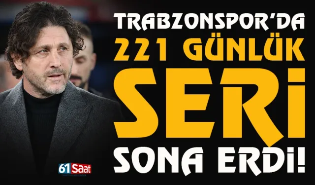 Trabzonspor’un iç saha serisi kupada sona erdi
