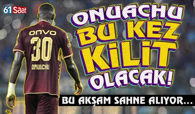 Trabzonspor'un yıldızı Onuachu, Nijerya'da kilit isim olacak...