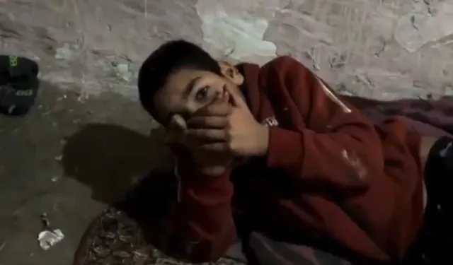 Güvercin kümesinde  tutulan engelli çocuk kurtarıldı