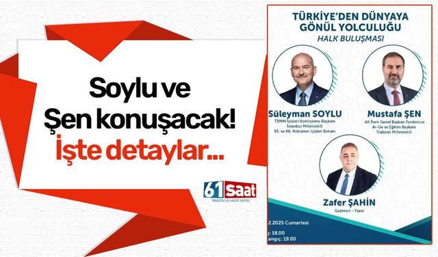 Soylu ve Şen konuşacak!