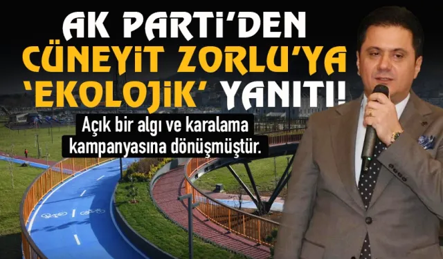 AK Parti’den Cüneyt Zorlu’ya 'Ekolojik' yanıtı!