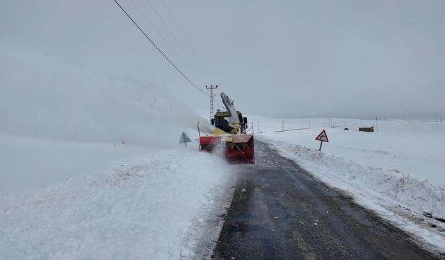 Trabzon sınırında karla mücadeleye başlandı!