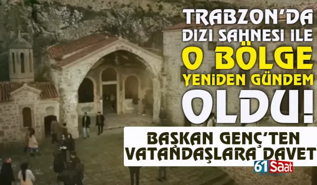 Dizi sahnesiyle Trabzon'un o bölgesi yeniden gündem oldu...