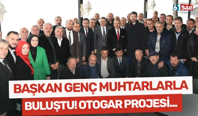Başkan Genç muhtarlarla buluştu! Otogar projesi...